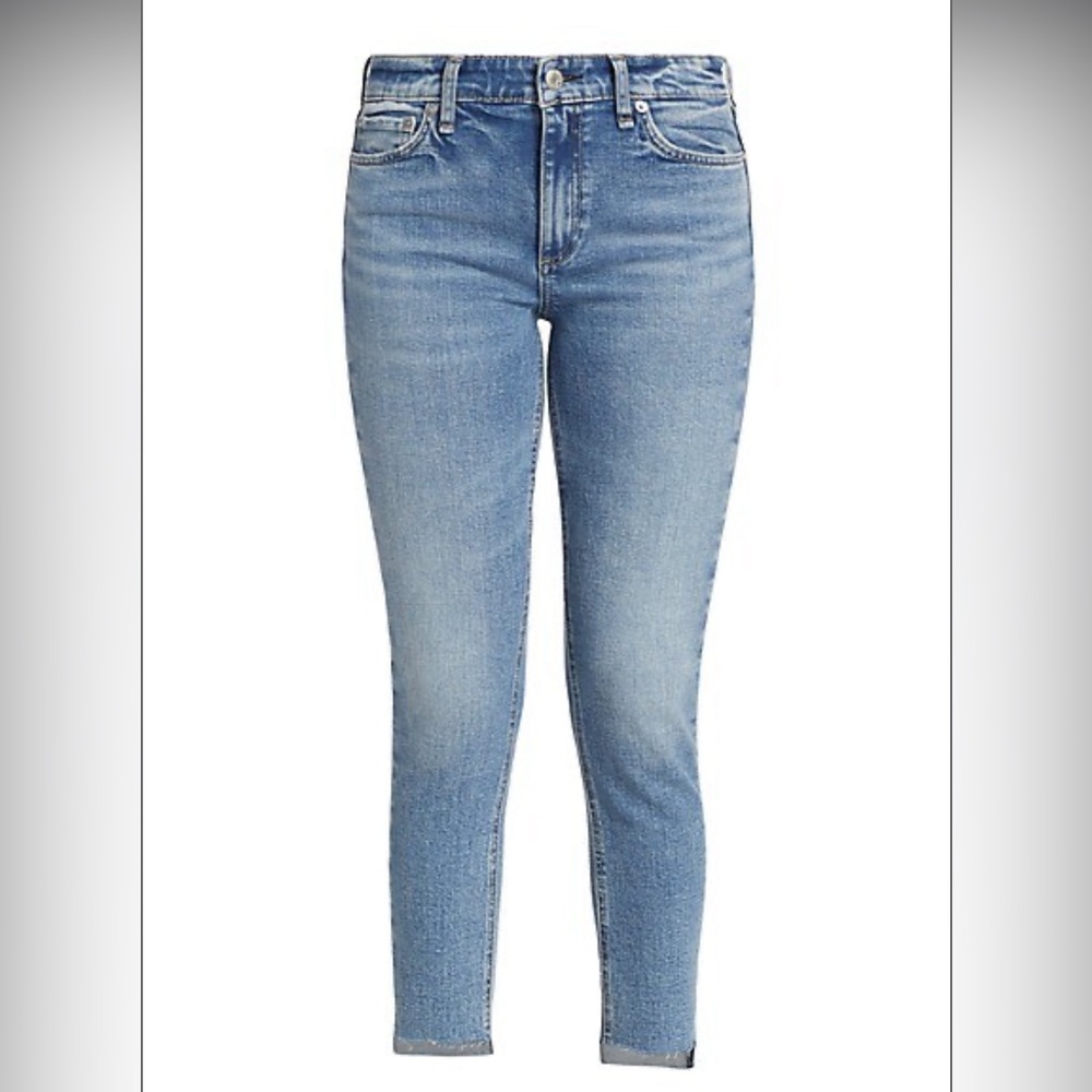 Rag & Bone Cate Mid-Rise ankle skinny